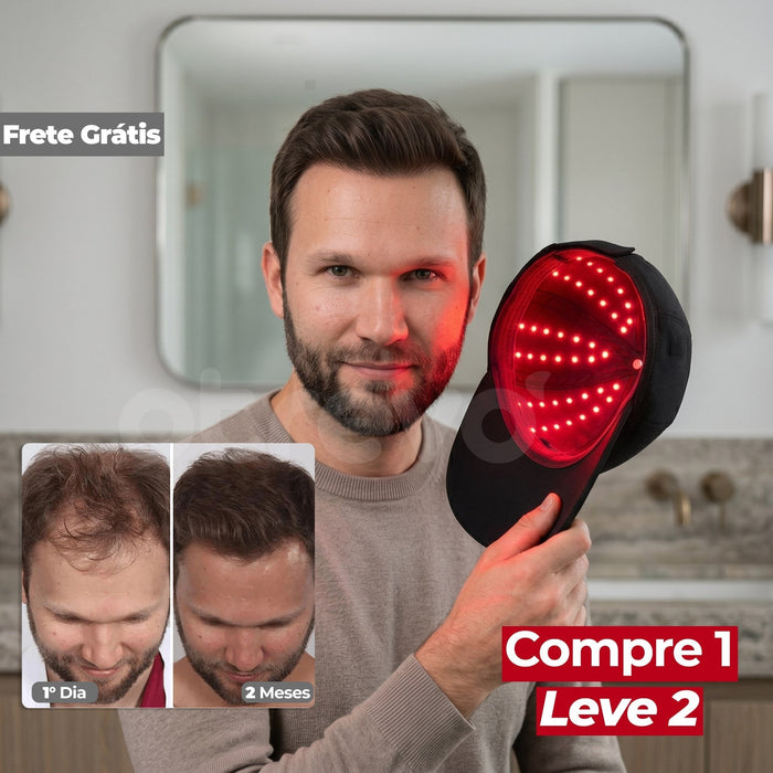 Boné LED para Crescimento Capilar 1