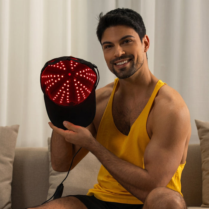 Boné LED para Crescimento Capilar 7