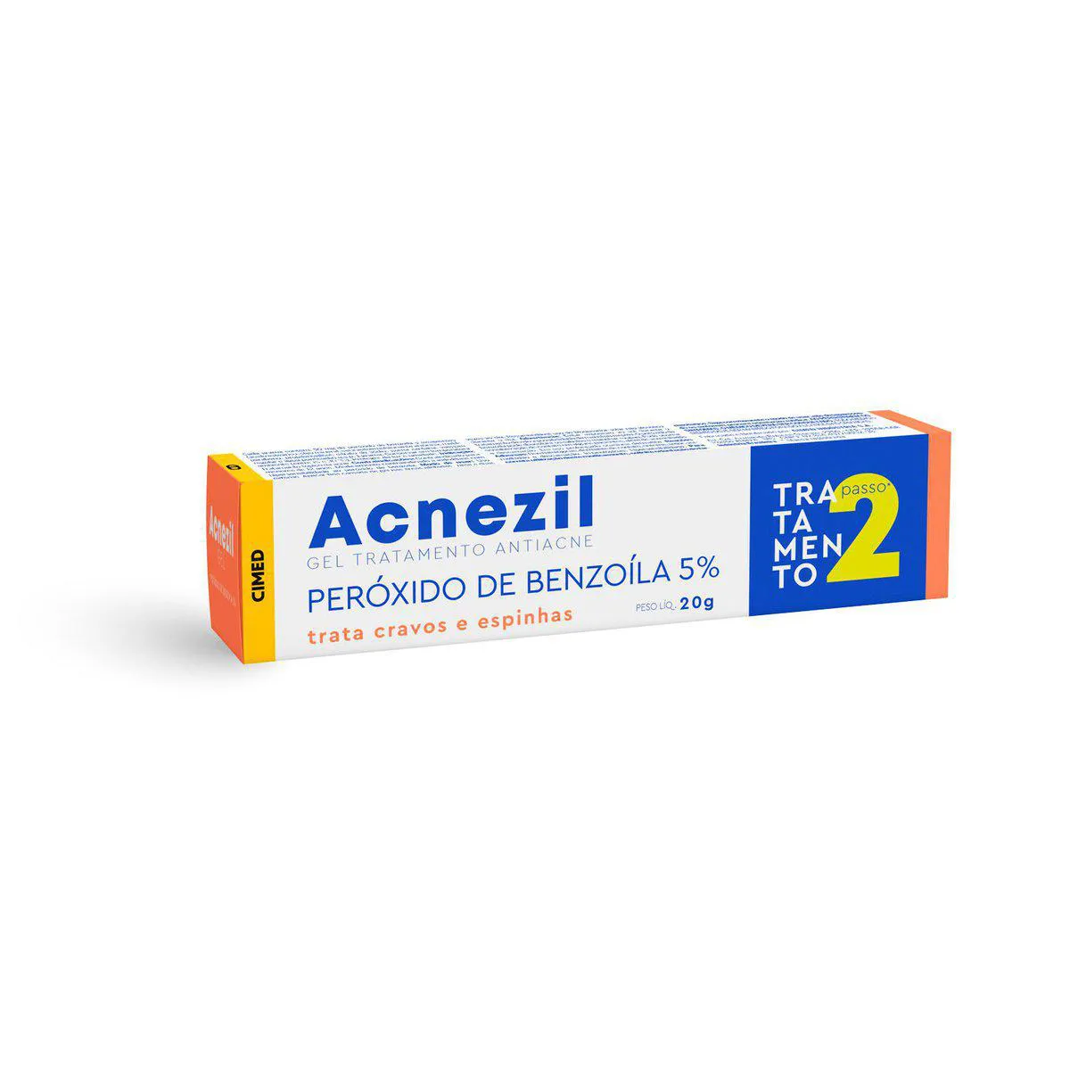 Embalagem do Gel Antiacne da marca Acnezil