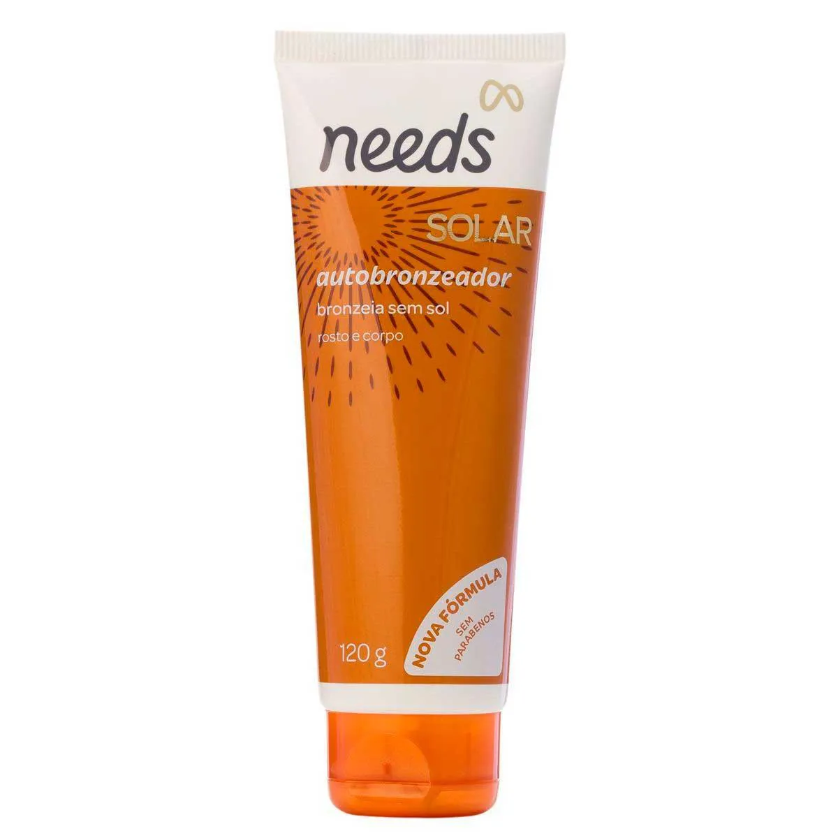 Embalagem do Autobronzeador Needs Solar Rosto e Corpo