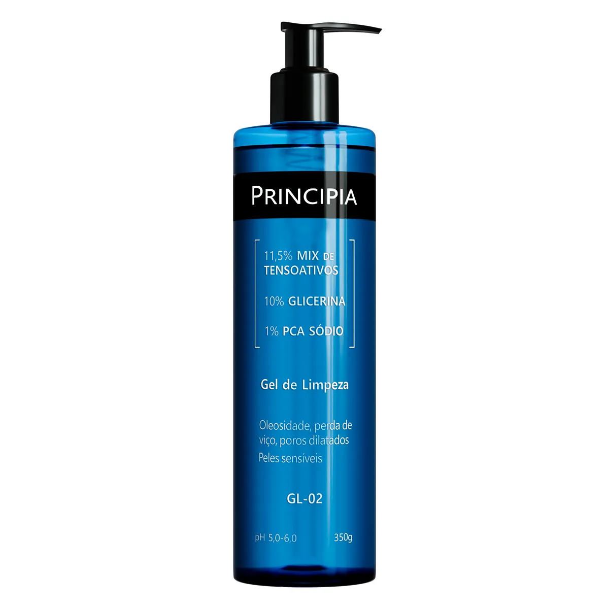 Embalagem do Gel de Limpeza Suave GL-02 da marca Principia Skincare