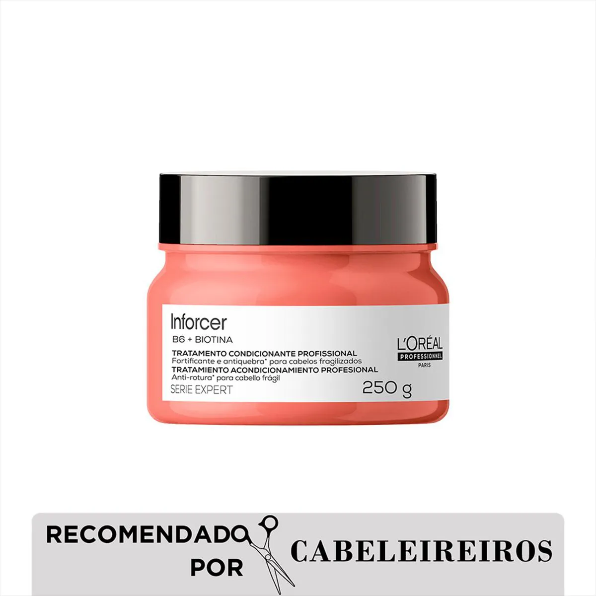 Embalagem do Máscara de Cabelo Fortalecedora Inforcer Cabelos Danificados da marca L'Oréal Professionnel