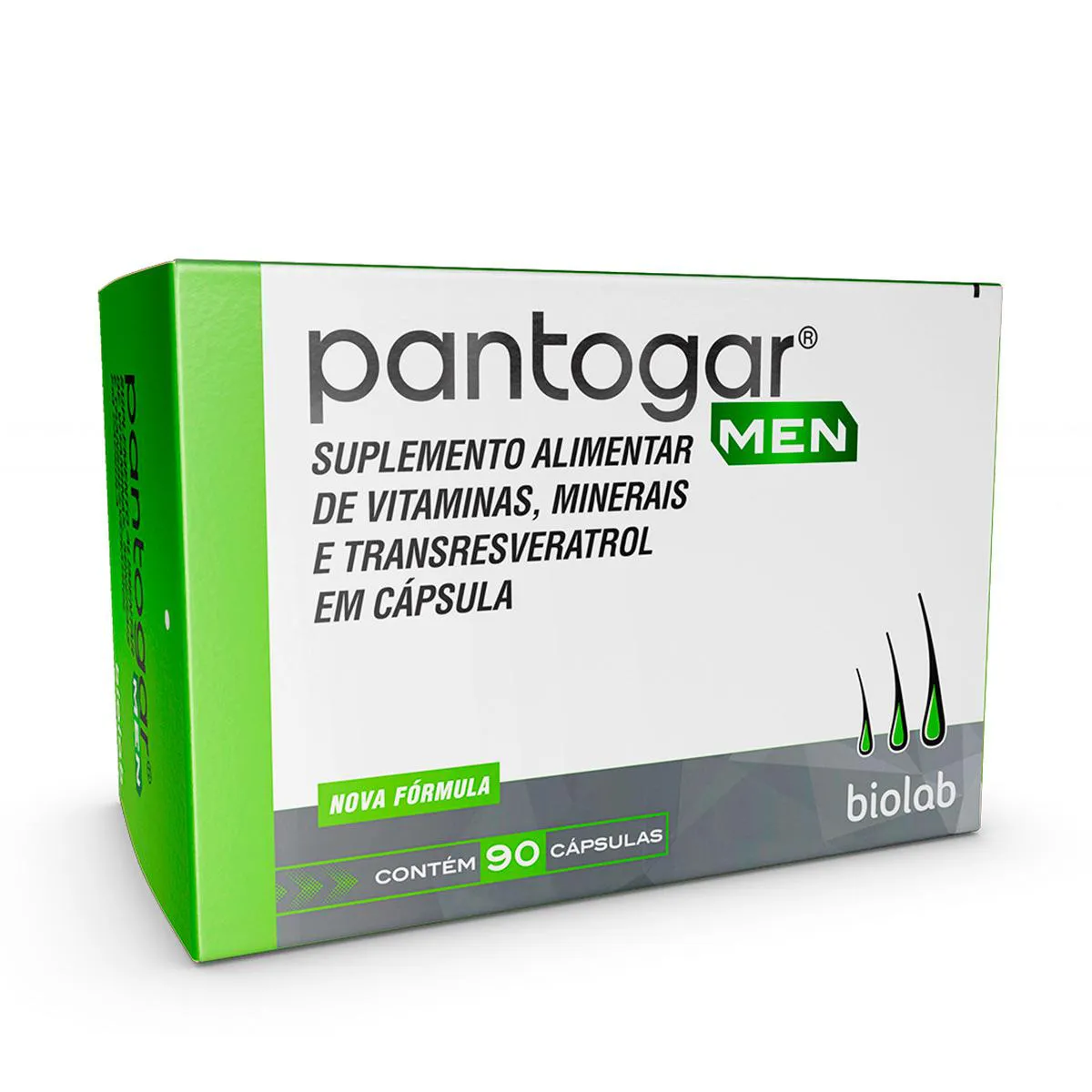 Embalagem do Polivitamínico Men da marca Pantogar