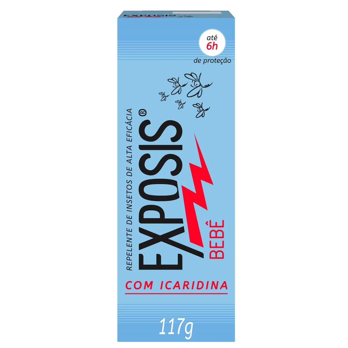 Bisnaga de Repelente em Gel Exposis Bebê Icaridina 117ml
