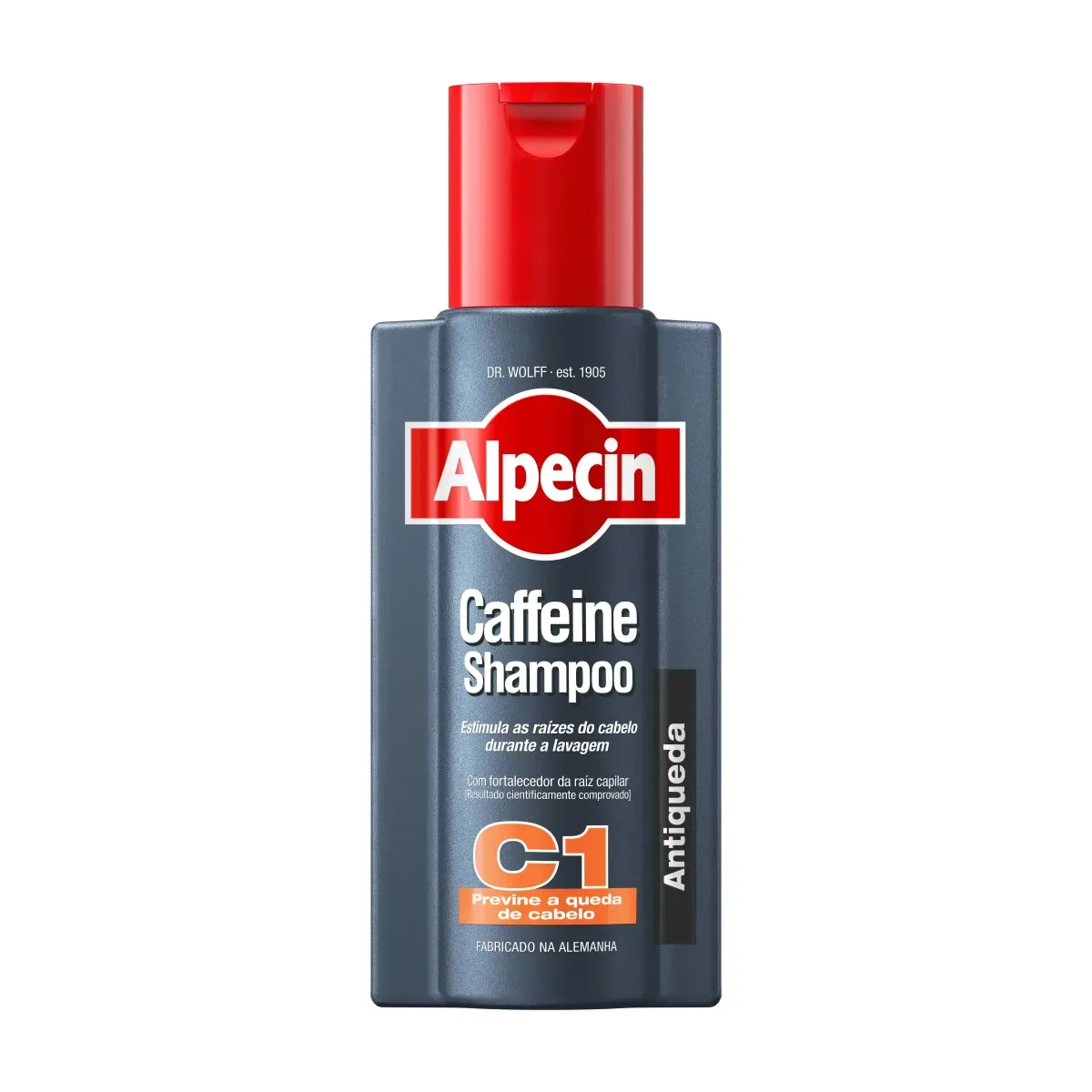 Frasco do Shampoo Antiqueda Alpecin Caffeine C1